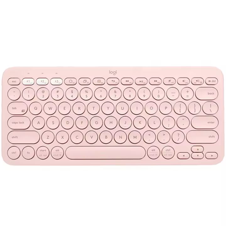 Teclado logitech k380 multi - device bluetooth rosa - 1