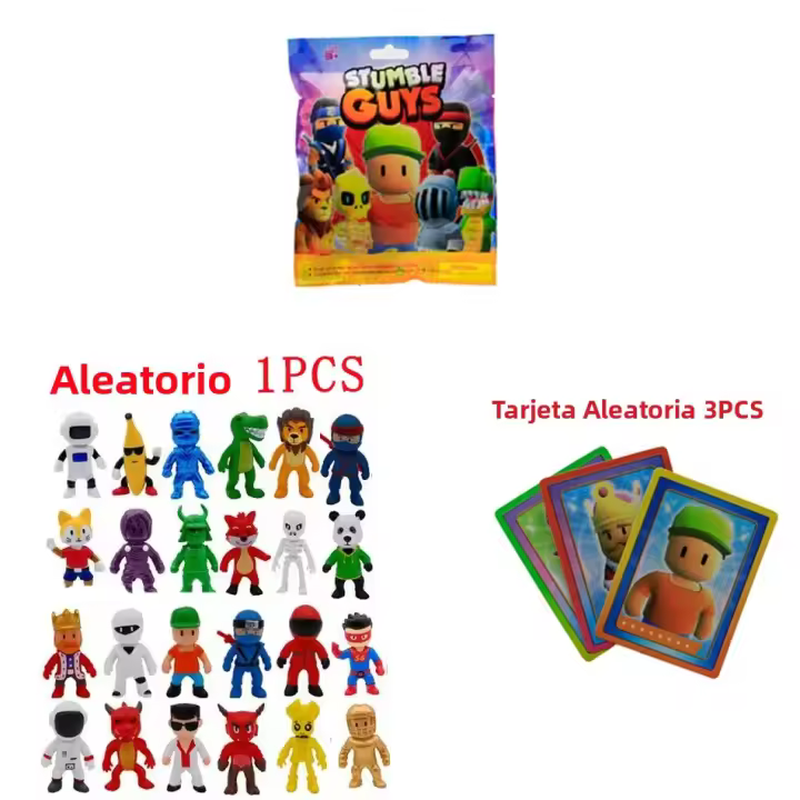 Juguetes PVC De Cartas De Juego Stumble Guys Figuras De Acción Anime Set De Personajes Para Adultos Compra En Línea - 1