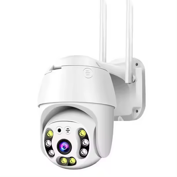 Cámara PTZ inalámbrica 3 Mp, videocámara HD 1080P con visión nocturna a Color, Wifi, IP, H.265, IA, seguimiento automático, videovigilancia - Marca Generica - 1