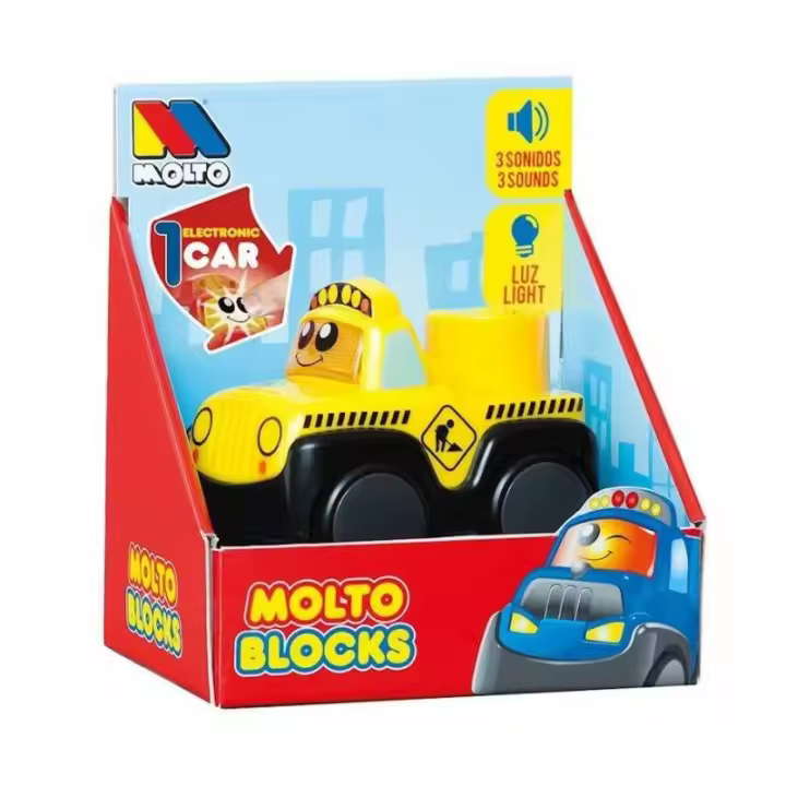 Vehículos con Luz y Sonido Molto - Compatible con Molto Blocks - 1