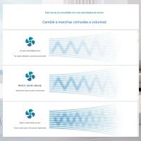 Ventilador de techo Pequeño con Luz, Modern VENTILADOR DE Techo de cristal de 10 Luces, 3 temperaturas de color y velmodades de Viento ajustables, ventilador de techo LED E27 para baño, dormitorio, garaje y habitación infantil, Blanco. - details 2