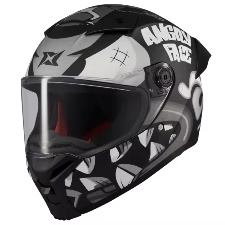Casco Moto Casco Axxis Fenix Angry Face   Ce U - 1