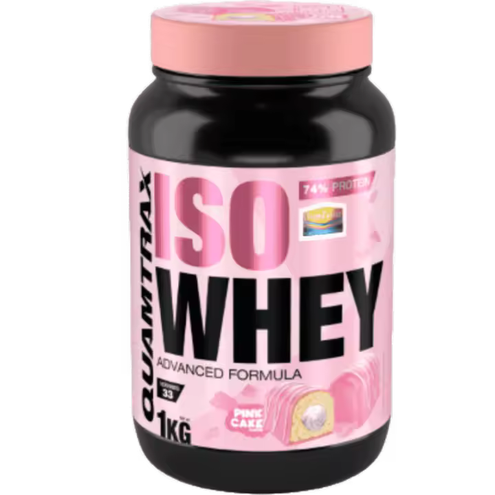 Quamtrax Iso Whey 1kg Pink Cake - 1