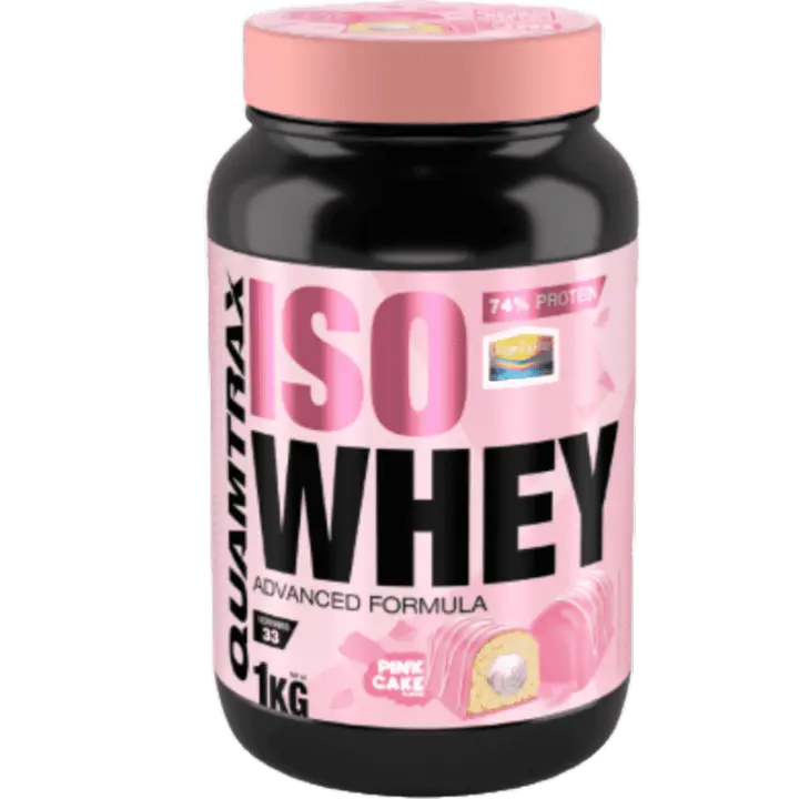 Quamtrax Iso Whey 1kg Pink Cake - 1