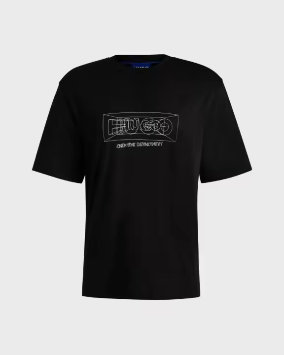 HUGO 50532095 NUFRANCOS Camisetas Manga corta Hombre Negro - 1