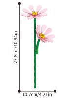 Romantic Eternal Flower Bundle Juego De Rompecabezas De Bloques Naturales Para Niñas Edad Recomendada 6-12 Años Material Plástico - details 13