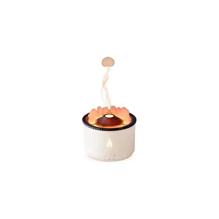 Difusor Aroma Llama Humidificador: Humidificador de Aromatherapy de 360ml con 2 Modos de Niebla Difusor de Aceite Frío con Control Remoto y Luz Nocturna para Hogares y Gimnasios - 1