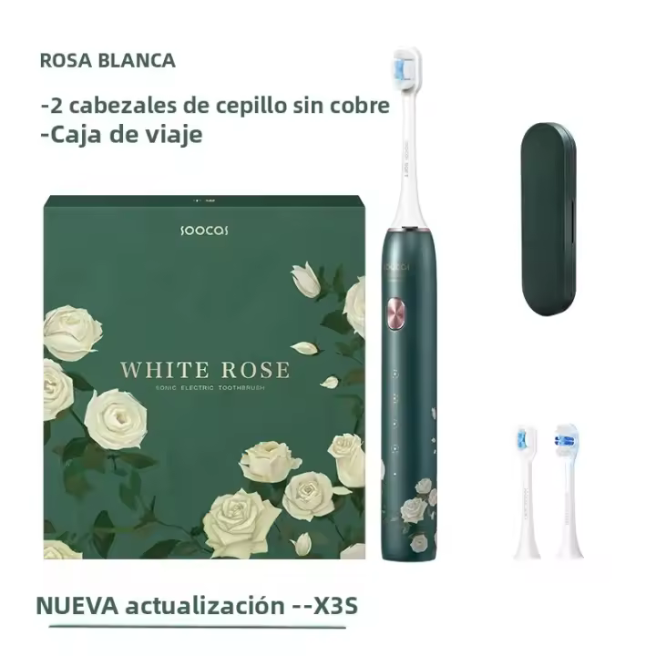 Cepillo De Dientes Eléctrico Inteligente SOOCAS Van Gogh X3S Para Adultos IPX7 Impermeable Carga USB Rápida Con 2 Cabezales De Repuesto - 1