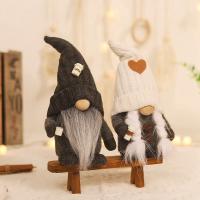 Muñeco De Terciopelo Sin Caras Gnomos Del Café Decoración Navideña Para Casa Muñeco De Knit Gnomos Del Café Ornamento De Feria Moderno Para Dormitorio Y Cocina - details 7