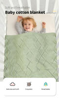 Manta Bebé Super Suave De Algodón Para Recién Nacidos Manta De Paseo Y Dormir Para Niño Y Niña 90*70cm Pañalera De Cuatro Estaciones - details 0