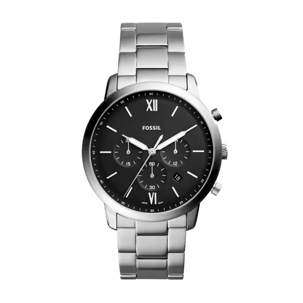 FOSSIL Reloj Caballero Acero Inoxidable Cronografo Esfera negra - 1
