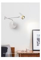 Lámpara De Pared Para Dormitorio Estilo Japonés Creativa Telescópica Plegable Para Lectura En Cama Luz De Hotel Para Sala De Estar - details 15