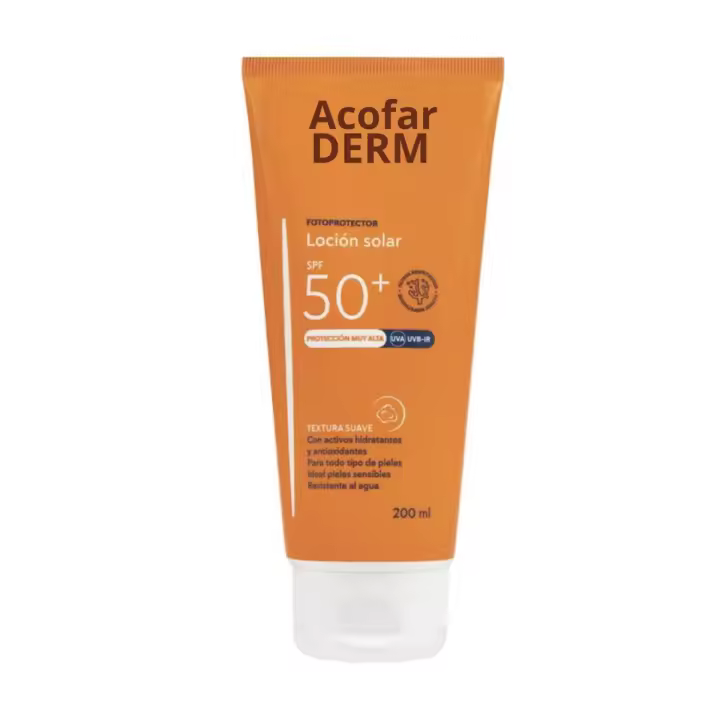 Nesira Loción Solar corporal SPF 50+ 200ml Acofarma - 1