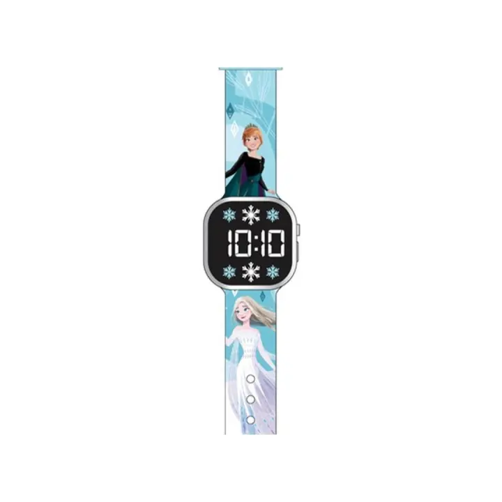 Reloj LED Frozen - Reloj Infantil para Niñas con Pulseras de Plástico - Incluye Pila - 1