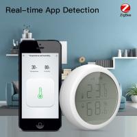 Termómetro Inteligente Tuya ZigBee Para El Hogar Con Sensor De Temperatura Y Humedad Y Pantalla LCD Control Por APP Y Voz Alexa Google Home - details 2