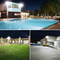 Lámpara De Pared Exterior LED Para Jardín Proyector De Luz De Inundación Reflector IP66 Aluminio 10W 20W 30W 50W 100W Para Calle - details 11