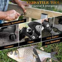 Martillo De Sobrevivencia Multifuncional 12 En 1 Para Camping Caza Senderismo Herramienta De Emergencia Para Coche Accesorios De Escapatoria - details 5