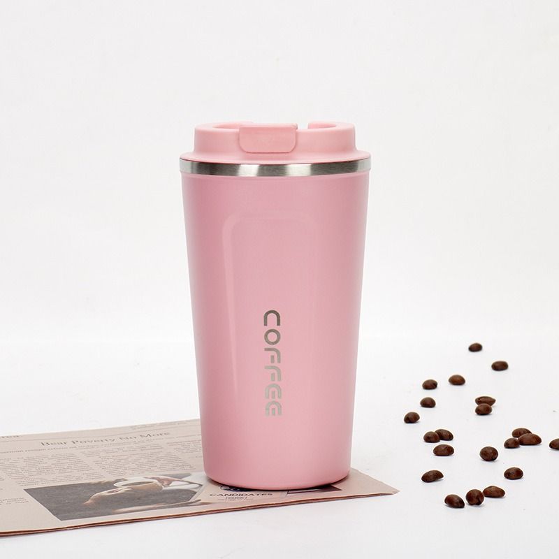 Vaso Termico Café Termo Taza Termica Viaje Botella Acero Inoxidable Agua para Llevar Sin Bpa Thermos Frascos INOX Copa Hermetico Taza Coche Bebida 510ml
