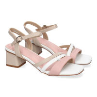 Davinia Shoes Sandalia de Tacon para Mujer, Comoda y Elegante, Diseño con Triple Tira en la Pala, y Cierre de Hebilla en el Tobillo. Shoes&Blues.es DB-3474 - details 0