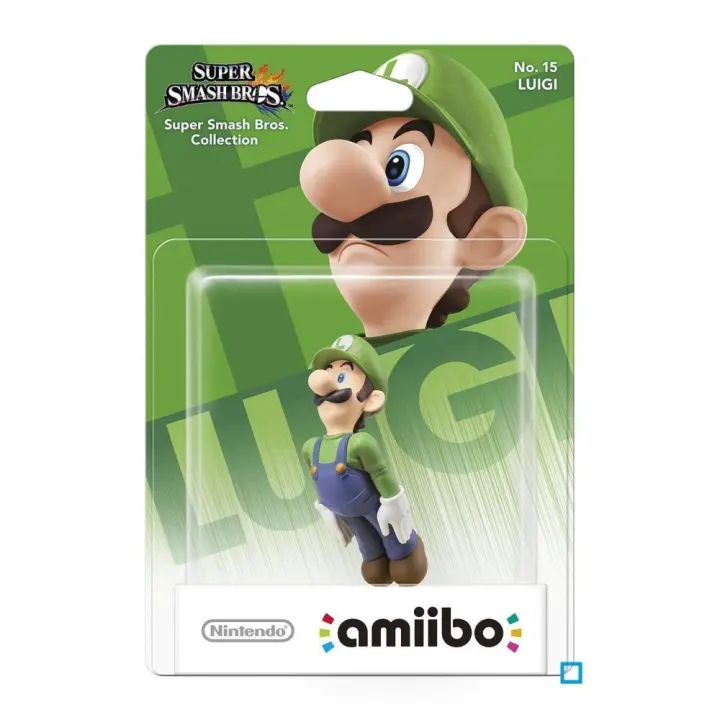 FIGURA AMIIBO LUIGI SUPER SMASH BROS. COLLECTION NUMERO 15 - 1