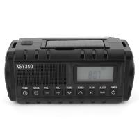 Radio De Emergencia Portátil Con Solar Y Manivela De Crank 10000mAh Con LED Y Cargador USB Luz De Mano Recargable Para Clima NOAA AM FM - details 11