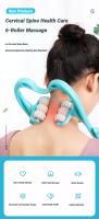 Masajeador Manual De Cervical Vertebra Espalda Y Cuello Para Relajación Muscular Dispositivo De Aplicación Doméstica Unisex - details 0