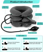 Dispositivo De Tracción Cervical Para Alivio Del Dolor Crónico En El Cuello Y Los Hombros Inflable Colar De Estiramiento Para El Cuello - details 0