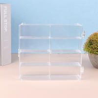 Caja De Almacenamiento Para Coches a Escala 1:64 Con 8 Ranuras Transparentes Protector Contra Polvo Para Colección De Juguetes - details 6