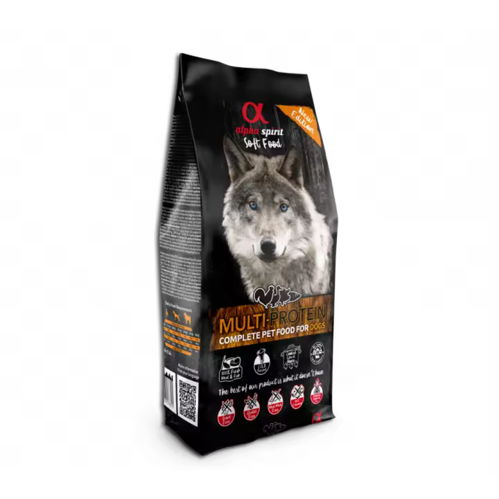 Alpha Spirit Alimento Semi-Húmedo Multiprotein 3 Kg Comida Para Perros - 1