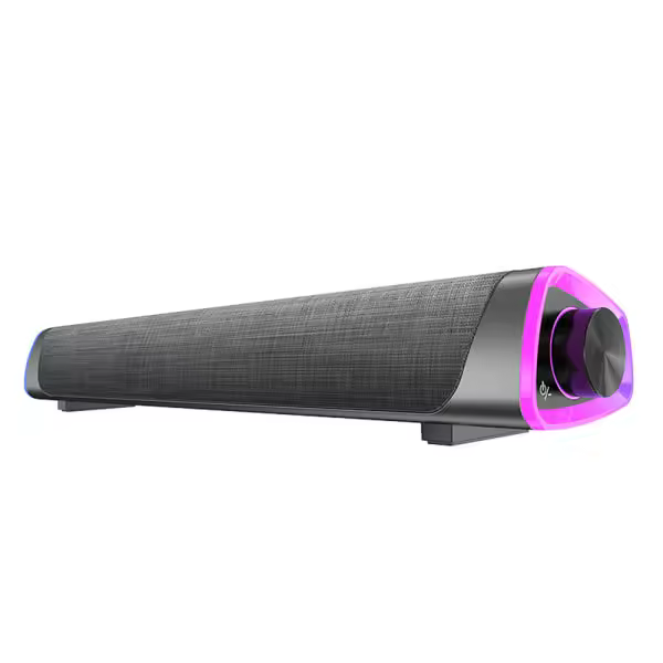 Altavoces para computadora, altavoces pequeños para PC con alimentación USB, RGB colorido - 1