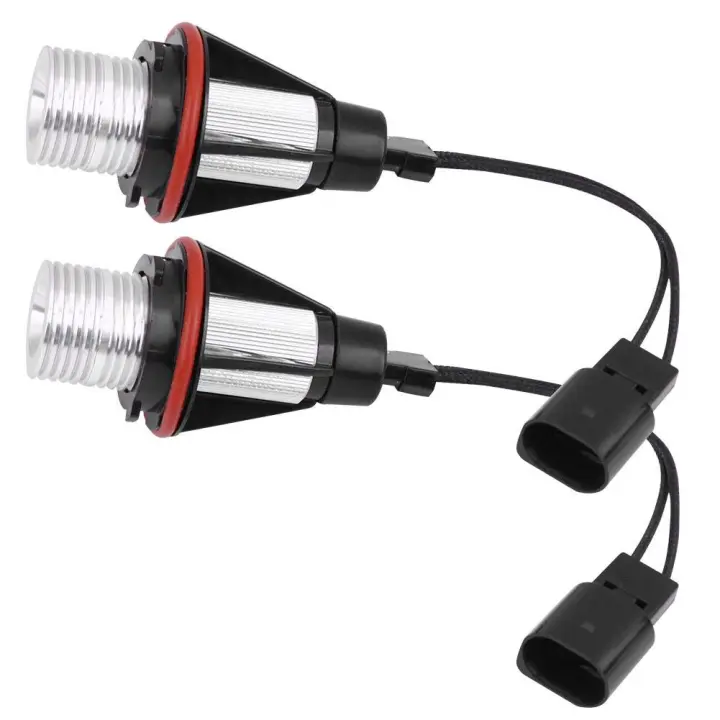 Paquete de 2 Luces LED brillantes para Coche 6000K 5W Angel Eye LED para E61 E39 E53 - 1