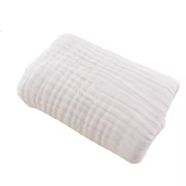 Toalla de baño para Bebe de Seersucker de dos Capas de Algodón Puro, toalla de Alimentación de Gasa Gruesa para otoño E Invierno, toalla de Playa, pañuelo para los últimos nacidos - 1