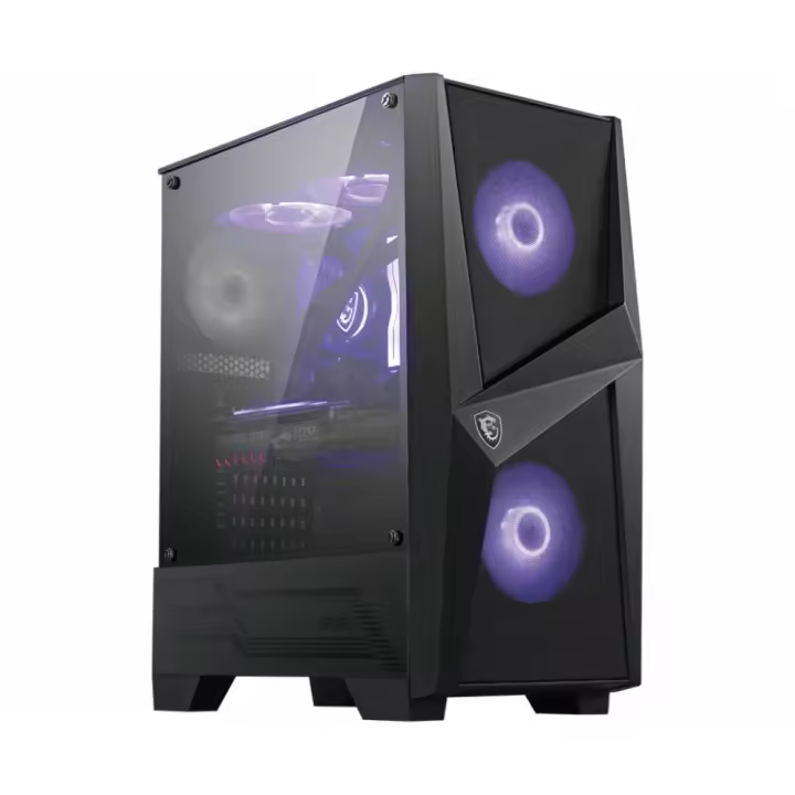 CAJA GAMING MSI MAG FORGE 100M ATX 2XUSB3.2 RGB NEGRO - 1
