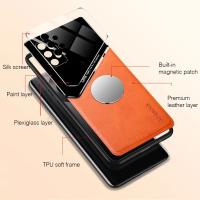 Funda De Cuero Para Cámara Compatible Con Samsung Galaxy A55 A35 A15 M55 M35 M15 F55 F15 A25 05 73 72 54 53 52 34 33 32 Cubierta Magnética Para Teléfono Móvil Resistente a Arañazos Y Agua - details 4