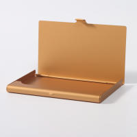 Caja De Metal Para Tarjetas De Negocio Creativa De Aleación De Aluminio Portaidentificación Y Monedas Unisex Colorido - details 52