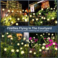 8 Luces Solares Para Jardín Con Diseño De Mariposa Luz Exterior Impermeable Vibrante Para Decoración De Patio Y Camino Calor - details 4
