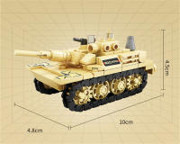 Bloques De Construcción DIY Para Adultos Y Niños Modelo De Tanque King Tiger De La Segunda Guerra Mundial Juguetes Educativos De Soldados Del Ejército Militar - details 6