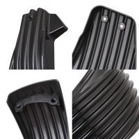 Cubiertas Laterales De Batería De Plástico ABS Para Motocicleta Harley Softail M8 Breakout Fat Boy FXDR Street BOB 2018-2022 Fijación Con Pegamento Y Tornillos - details 4