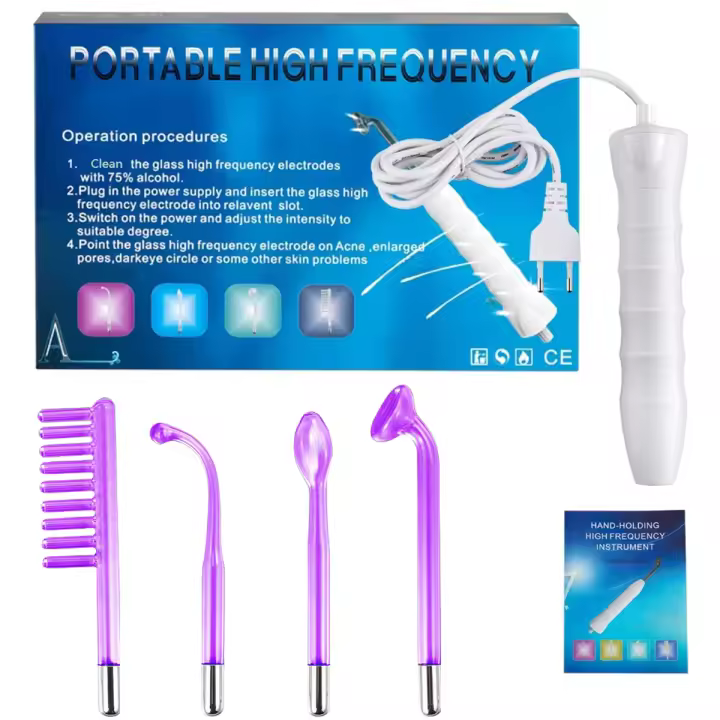 SOMY Máquina de Belleza Facial de Alta Frecuencia Vara de Electroterapia para Cuidado de la Piel de Spa - 1