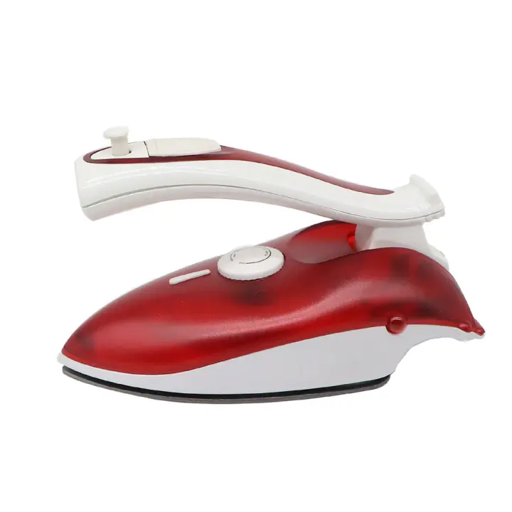 Plancha de vapor de viaje plegable, miniplancha de mano, pequeña máquina de planchado portátil de 220 V - 1