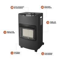 Estufa de gas butano / propano plegable GSC Evolution 4.2kw con 3 niveles de protección de seguridad - details 1