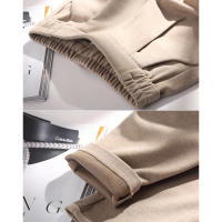 Nuevos Pantalones Harem Clásicos Para Mujer 2024 Alta Cintura Pierna Ancha Estilo Casual Solido Pantalones Sueltos Versátiles De Pierna Larga - details 4