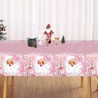 Mantel De Plástico Para Navidad 2024 Decoración De Invierno Para El Hogar Cubierta De Mesa De Navidad Noel Decoración Año Nuevo 2025 Rectangular - details 1