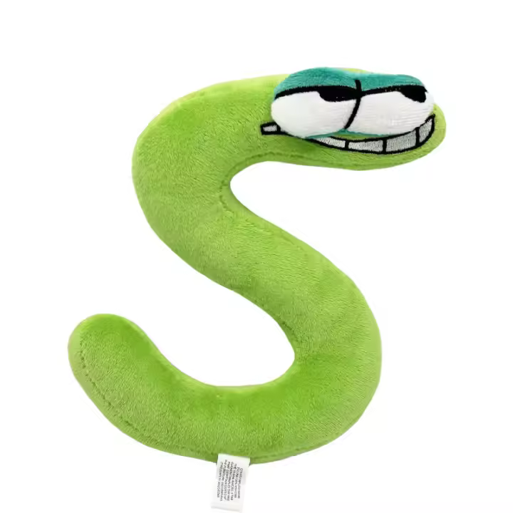 Muñecos De Peluche Alfabeto Anime Kawaii 26 Letras Inglesas Juguetes Educativos Para Niños Muñeco De Peluche Montessori Regalos Para Niños - 1