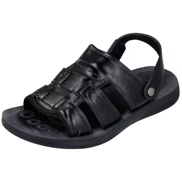 Sandalias L&R Shoes Lrtf-15 para hombre en color negro - 1
