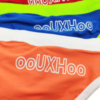UXH Ropa De Baño Para Hombres Con Empuje Azul Boxer Briefs Hombre Sexy Transpirable Traje De Baño Corto De Playa Sunga - details 25