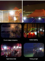 Lámpara LED Recargable Usb para Acampar Portátil Iluminación de Emergencia Linternas Luz de Picnic al Aire Libre Lámpara de Tienda Colgante - details 7