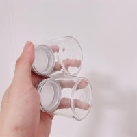 6 Pcs Botellas De Vidrio Pequeñas Con Tapa De Tornillo Plata 60ml Jars Vacíos Transparentes Para DIY Y Artesanía 33x47x60mm - details 4