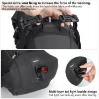 Bolsa De Bicicleta NEWBOLER Impermeable Para MTB Y Carretera 10L Gran Capacidad Plegable Accesorios De Maletero Para Ciclismo - details 6