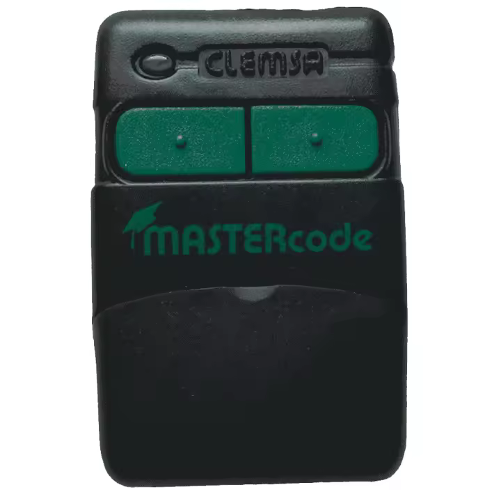CLEMSA MASTERCODE MV12 Mando Garaje 433,92Mhz Código Fijo Pestañas Nuevo Modelo Capaz De Copiar Código De Instalador - 1